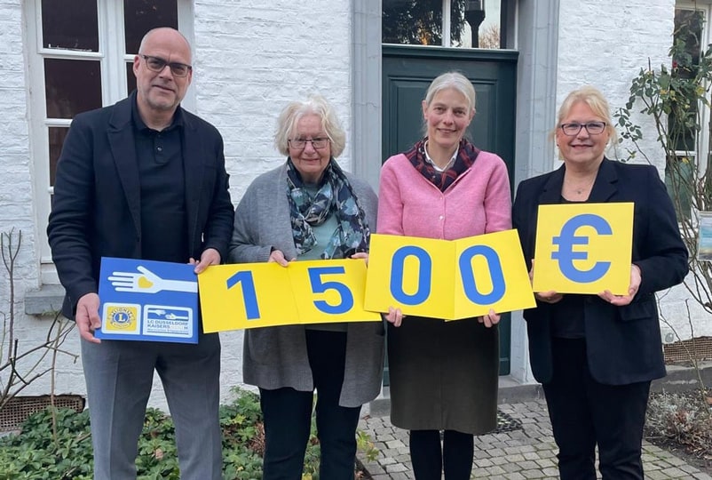 1.500€ Spende für Ökumenische Hospizgruppe Kaiserswerth e.V. 